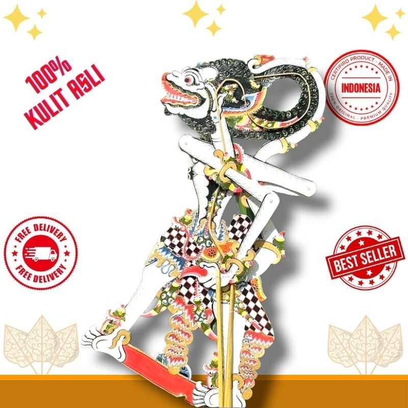 Wayang Kulit Asli Hanoman / Anoman Ukuran Standar Dalang