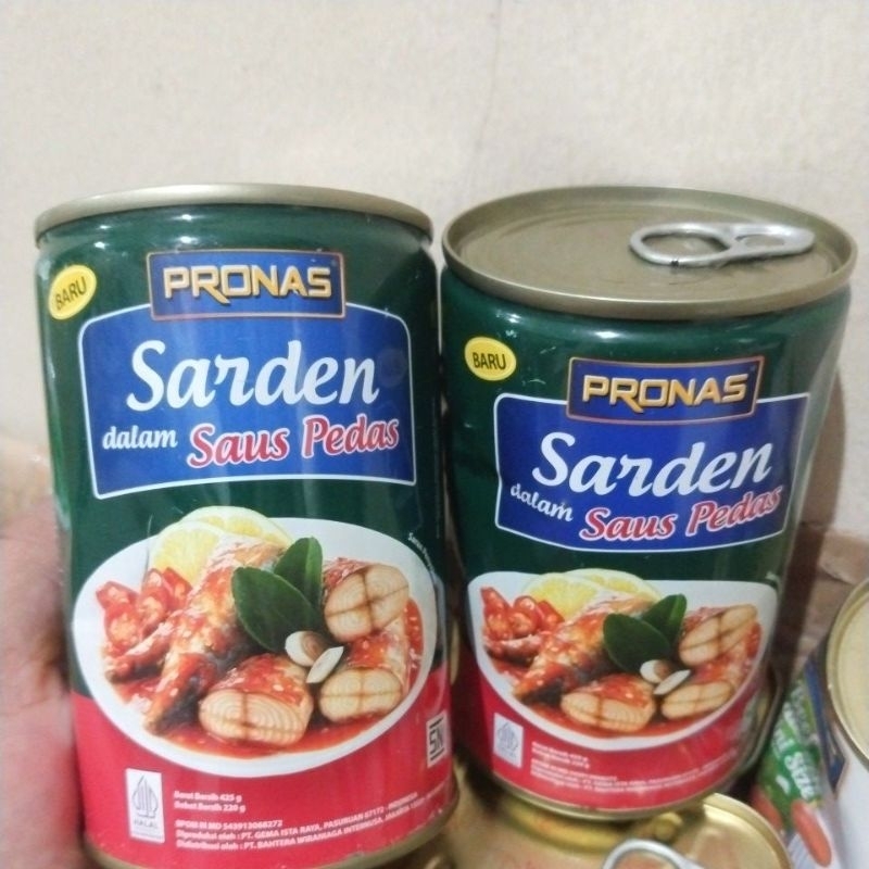 

Pronas Sarden Chili/Pedas 425g