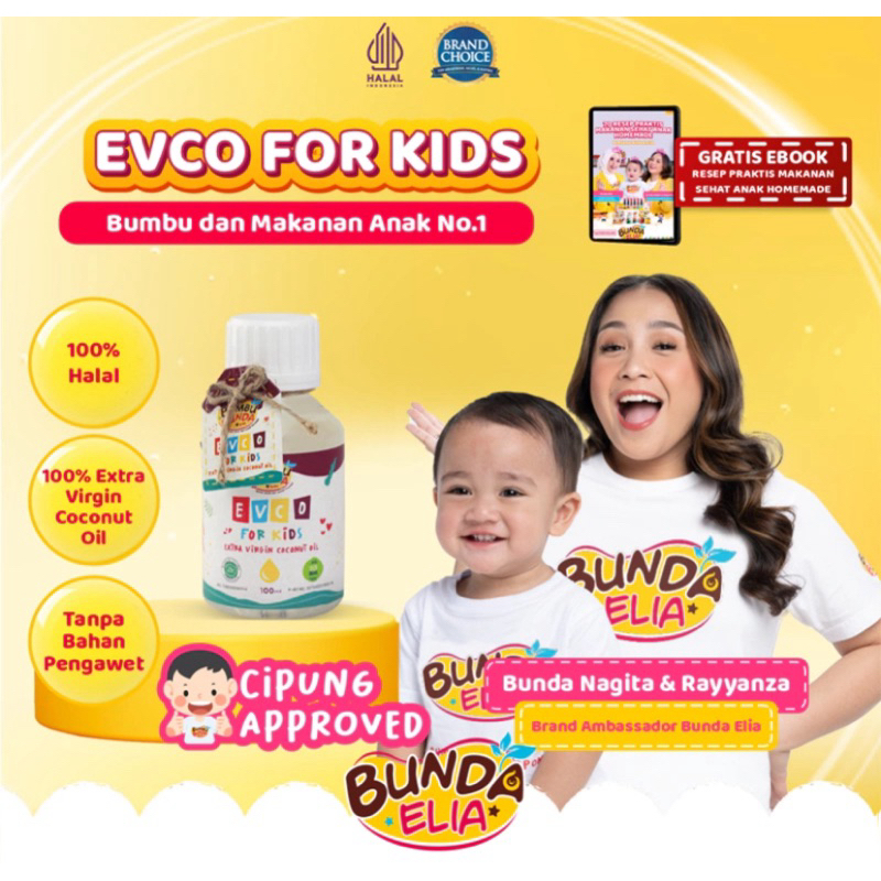 Bumbu bunda evco for kids 100ml | minyak goreng untuk anak