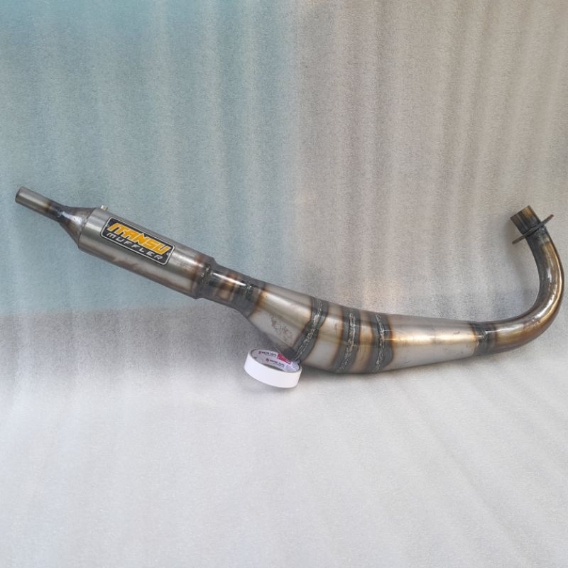 Knalpot Satria 2 Tak Satria Hiu Satria Lumba Itansu Muffler Model Telo