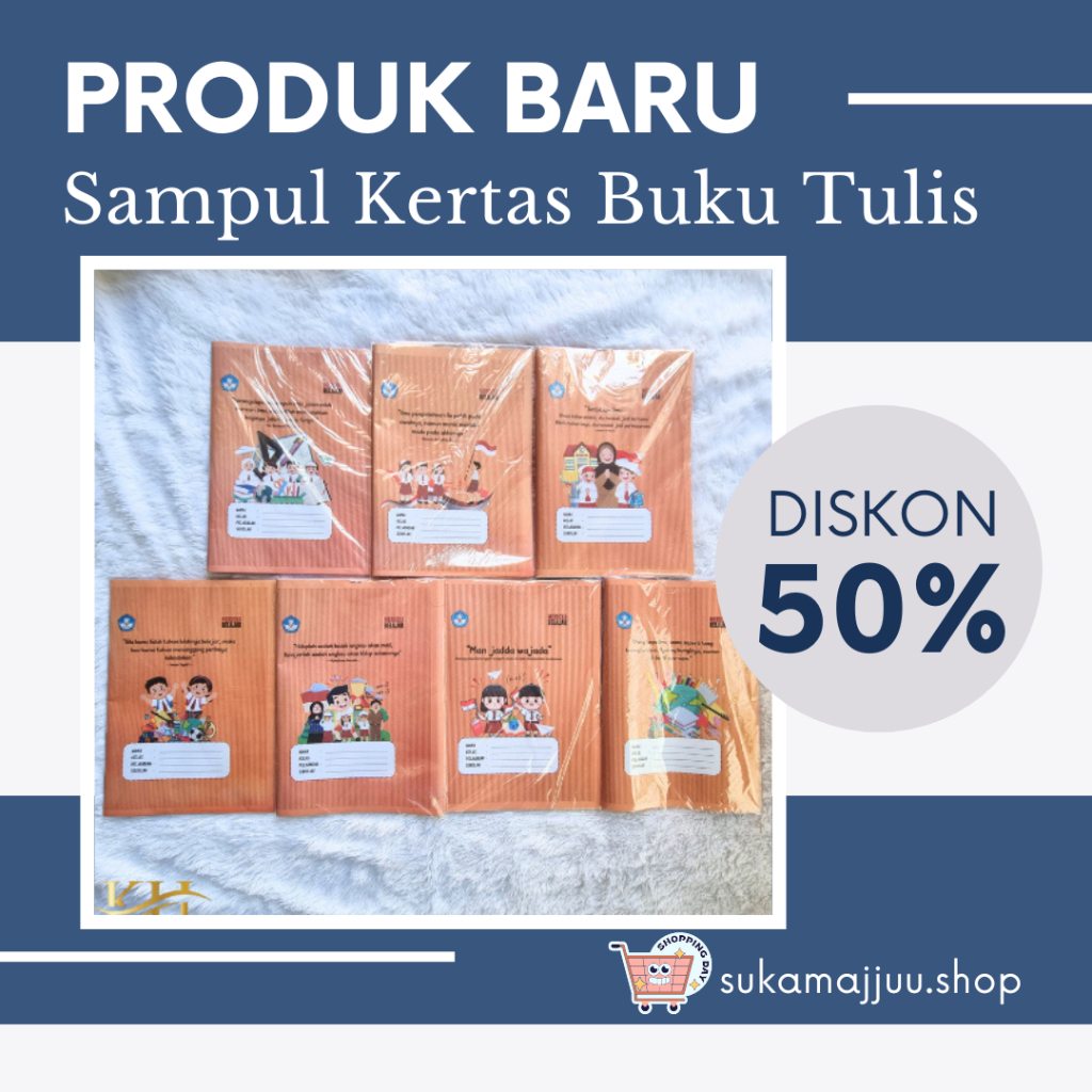 

Fancy Kwarto Anak||Sampul Kertas Buku Tulis Kuarto Art Paper Batik