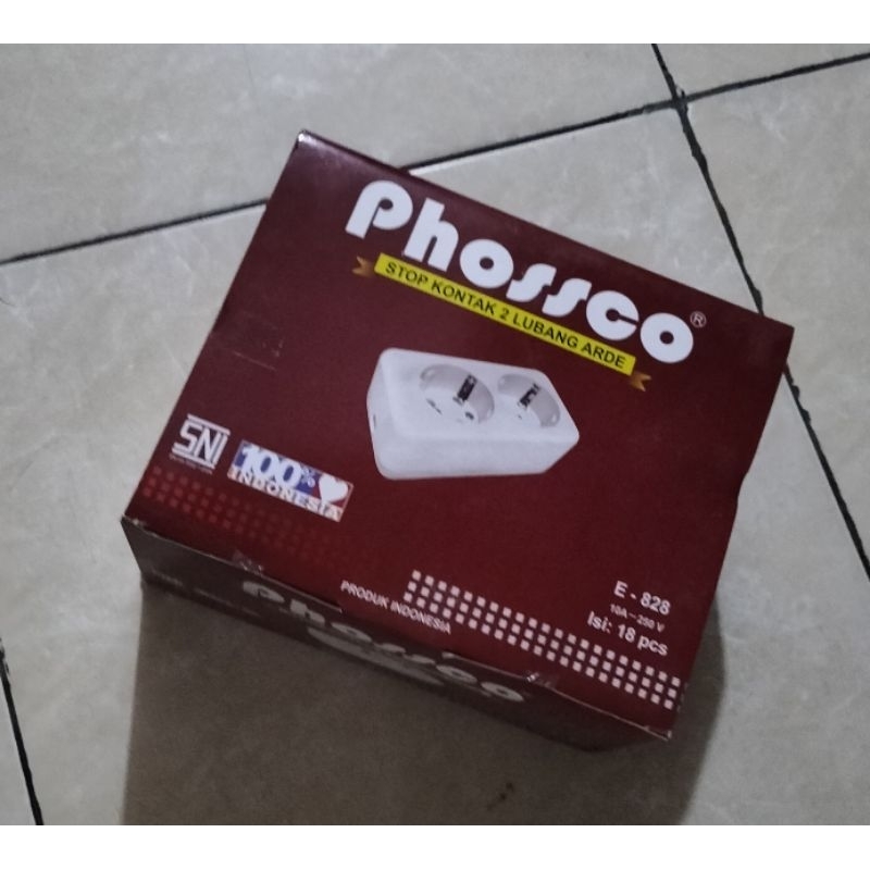 stop kontak 2 Lubang