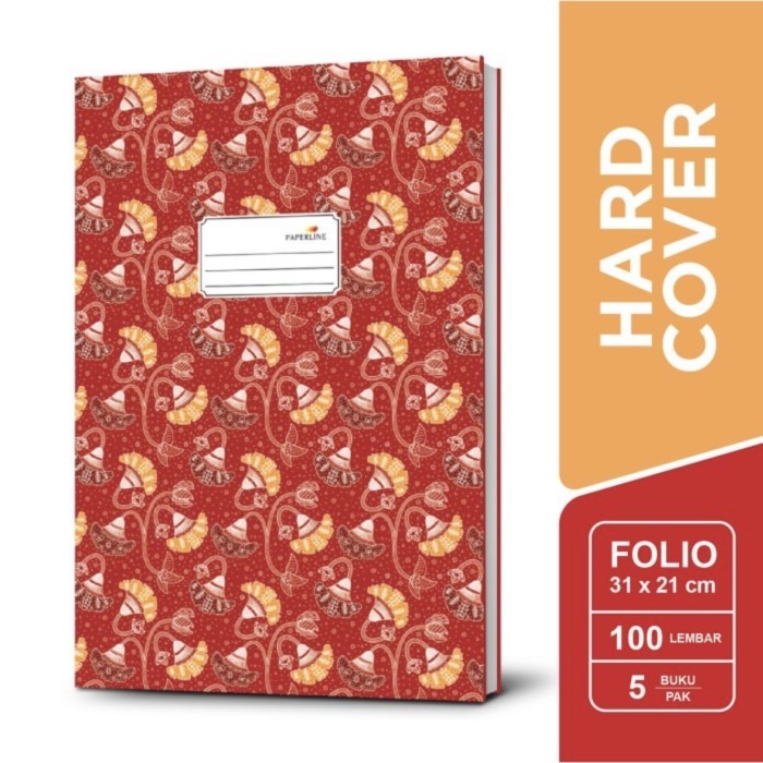 

BUKU FOLIO HARDCOVER PAPERLINE ISI 100 LEMBAR