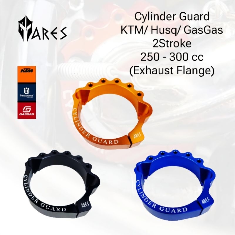 Exhaust Flange/ Cylinder Guard KTM Husq Gasgas 2Stroke 250cc 350cc