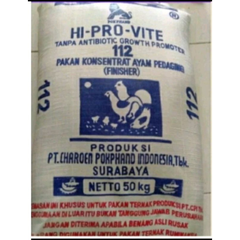 Konsentrat Ayam Pedaging 112 Hi Pro Vite 1Kg