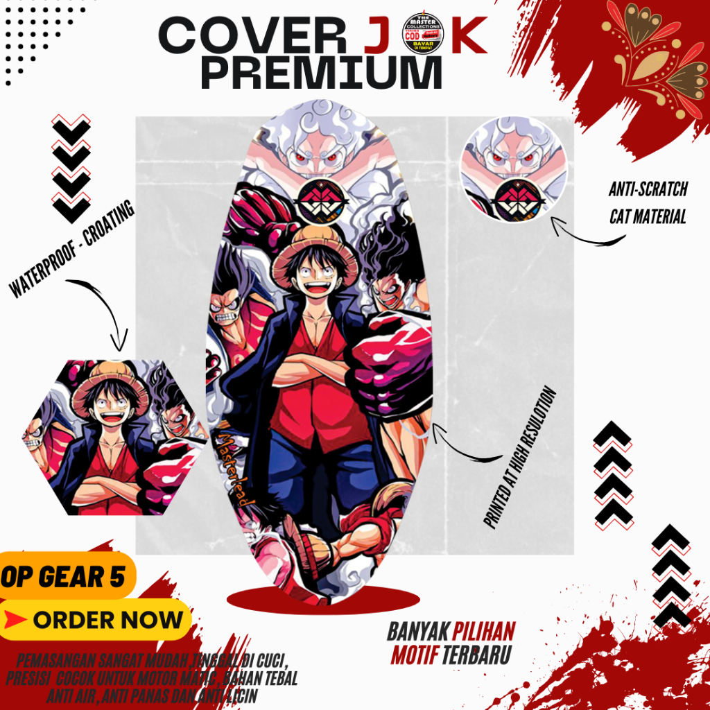 Sarung Jok Print Motor Fazzio Cover Jok Printing Motor Fazzio Cover Jok Fazzio Sarung Jok Fazzio Tut