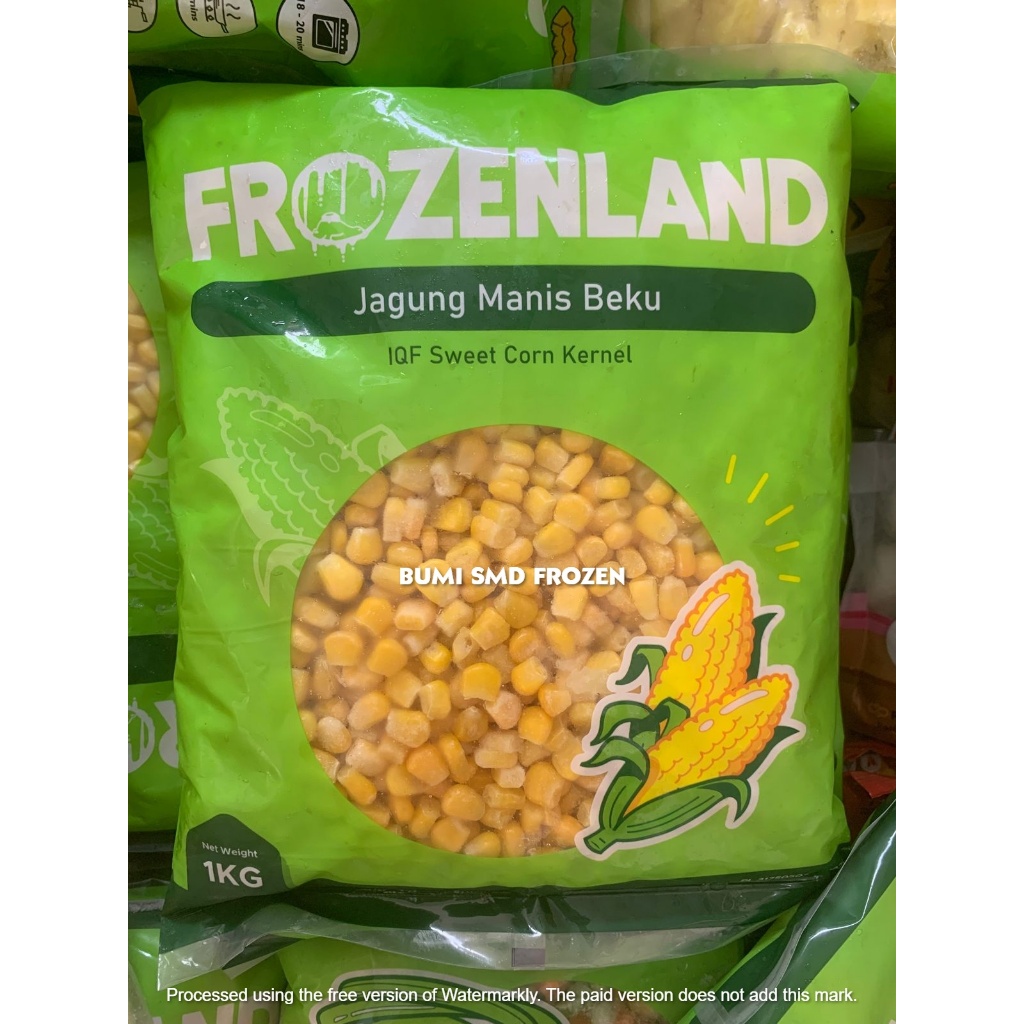 

FROZENLAND Corn Kernel 1 KG | Jagung Manis Beku 1 KG