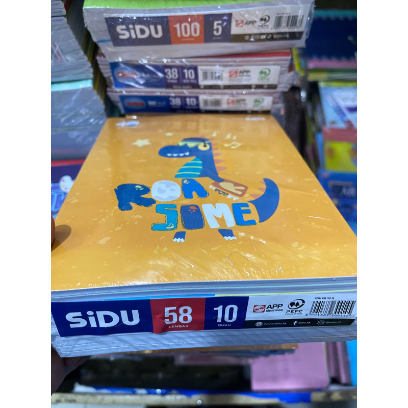 

T e r m u r a h - SiDU 58 lembar isi 10 buku (/pak)