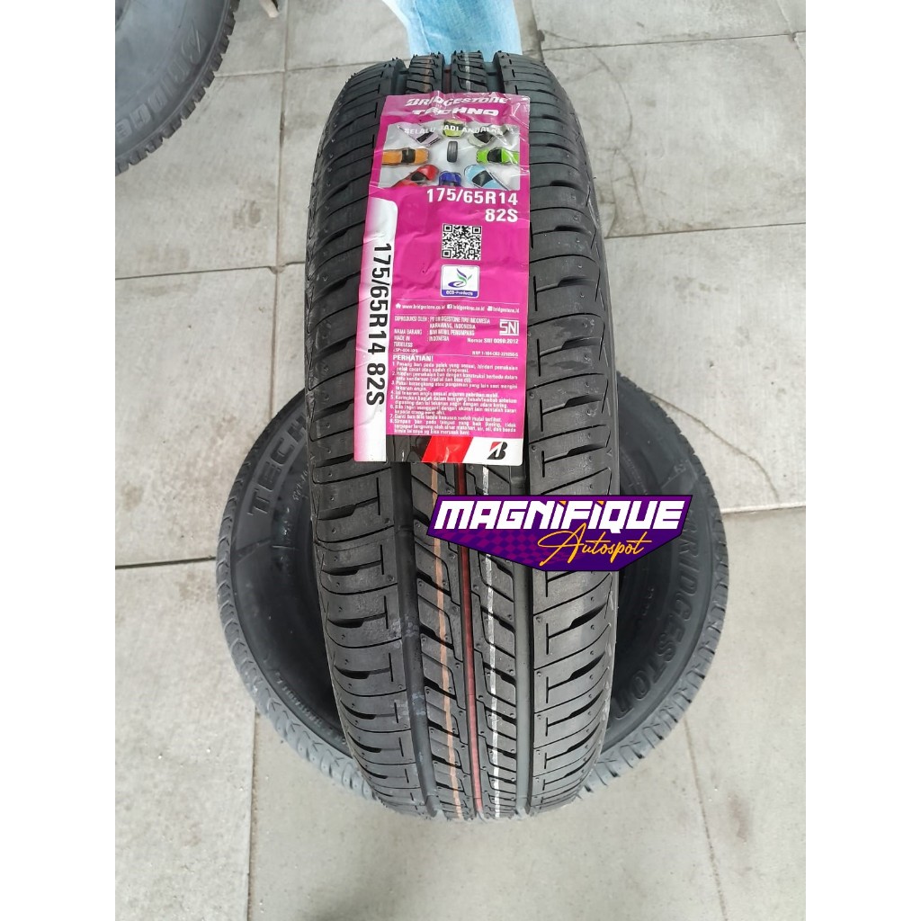 BAN MOBIL TUBLES BRIDGESTONE NEW TECHNO 175 65 R14 COCOK UNTUK AGYA AYLA BRIO CALYA SIGRA DLL