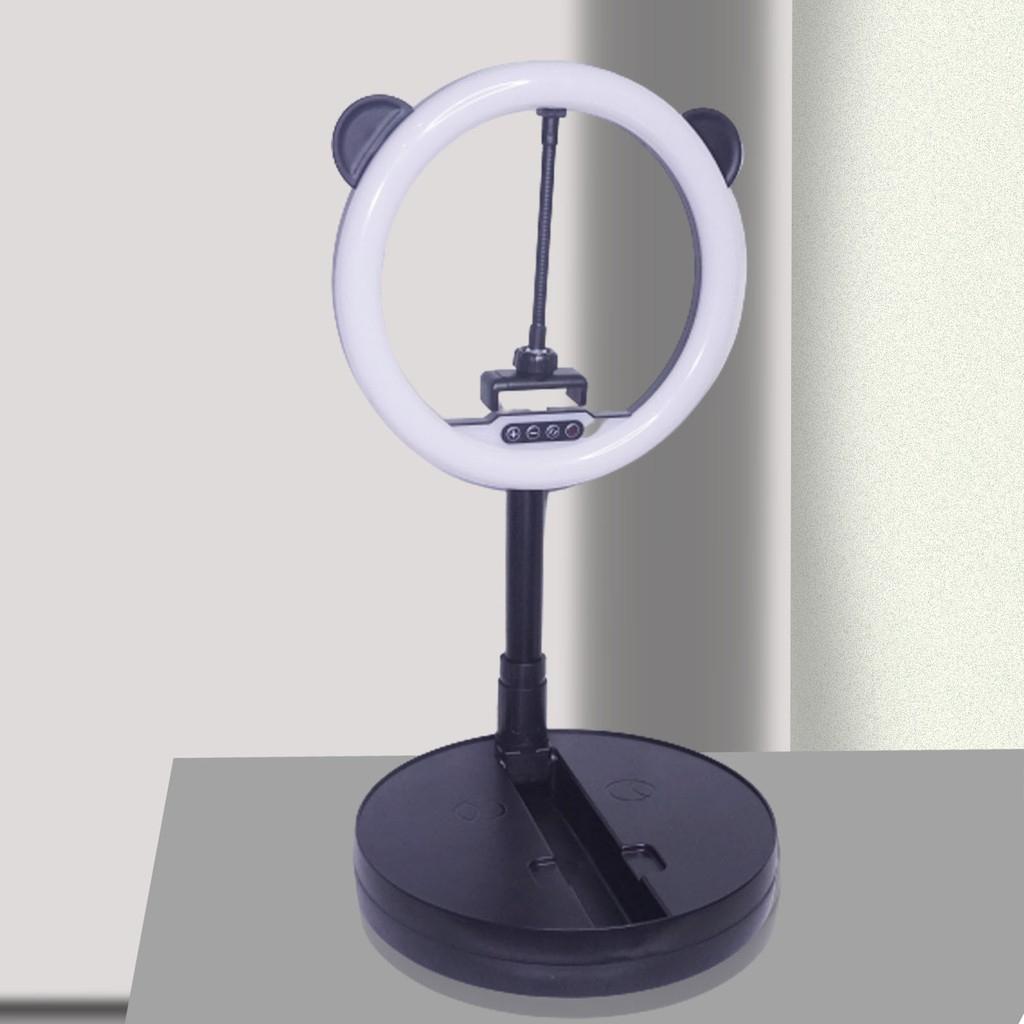 Lampu Ring Light Make Up LED Ring Light 32CM Portabel G2 Color Tinggi 1.6m