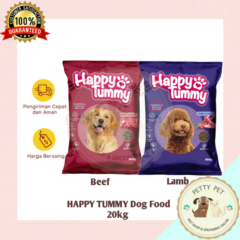 HAPPY TUMMY DOG FOOD 20 KG