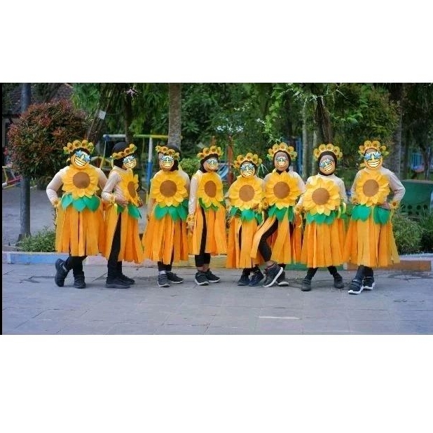 Kostum Bunga Matahari Tk/SD
