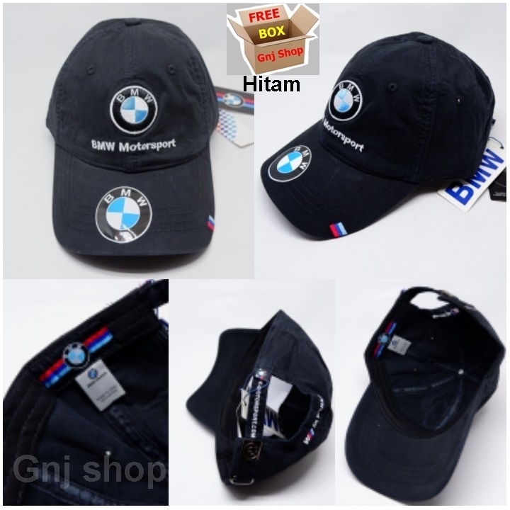 Topi baseball golf new bmw motorsport bordir import full tag unisex free box