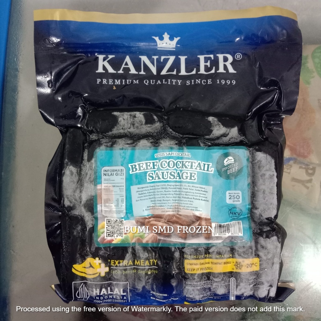 

Kanzler Sosis Sapi Cocktail | Beef Cocktail 250gr