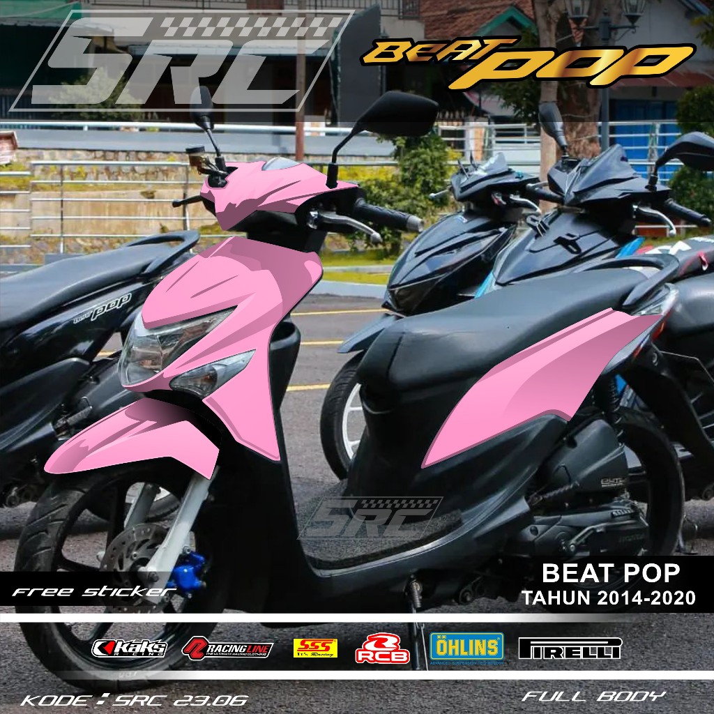 COD Decal Stiker Fullbody Honda Beat POP Tahun 2014 2015 2016 2017 2018 2019 2020 Sticker Beat Pop P