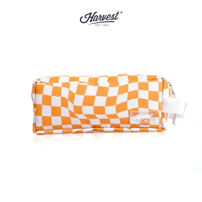

2 IN 1 Tempat Pensil Pencil Case Harvest Pop Case Checkered Yellow