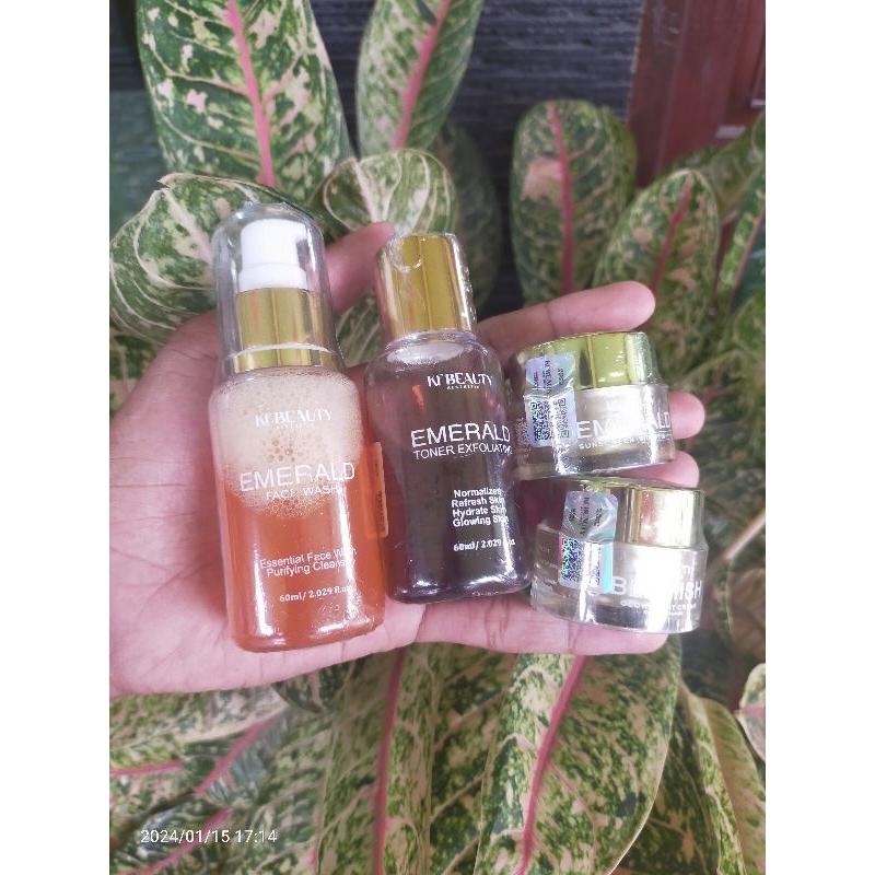 kf skin PAKET klinik kemasan baru original/ecer,sabun toner night day serum rajuve