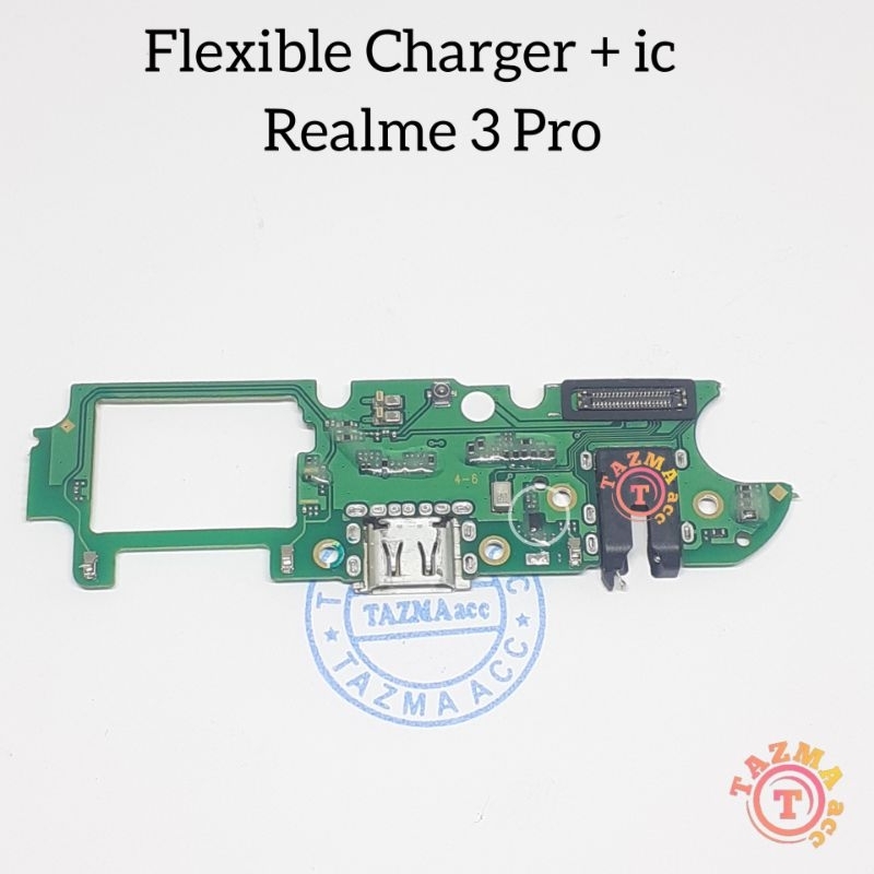 Realme 3 Pro Ori Flexible Charger + ic Flexibel Konektor Cas Charger REALME 3 PRO