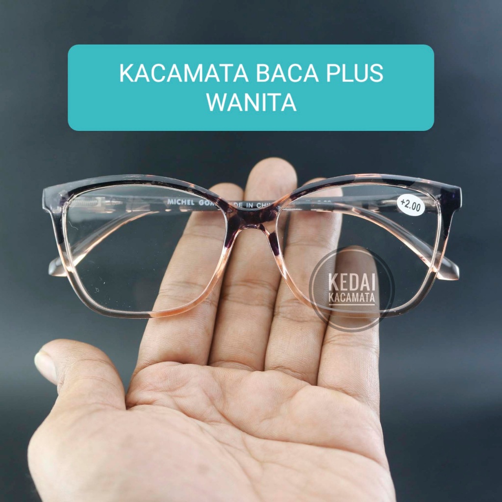 363/KACAMATA BACA WANITA FRAME MOTIF KEKINIAN/KACAMATA PLUS RABUN DEKAT/KACAMATA BACA GAYA