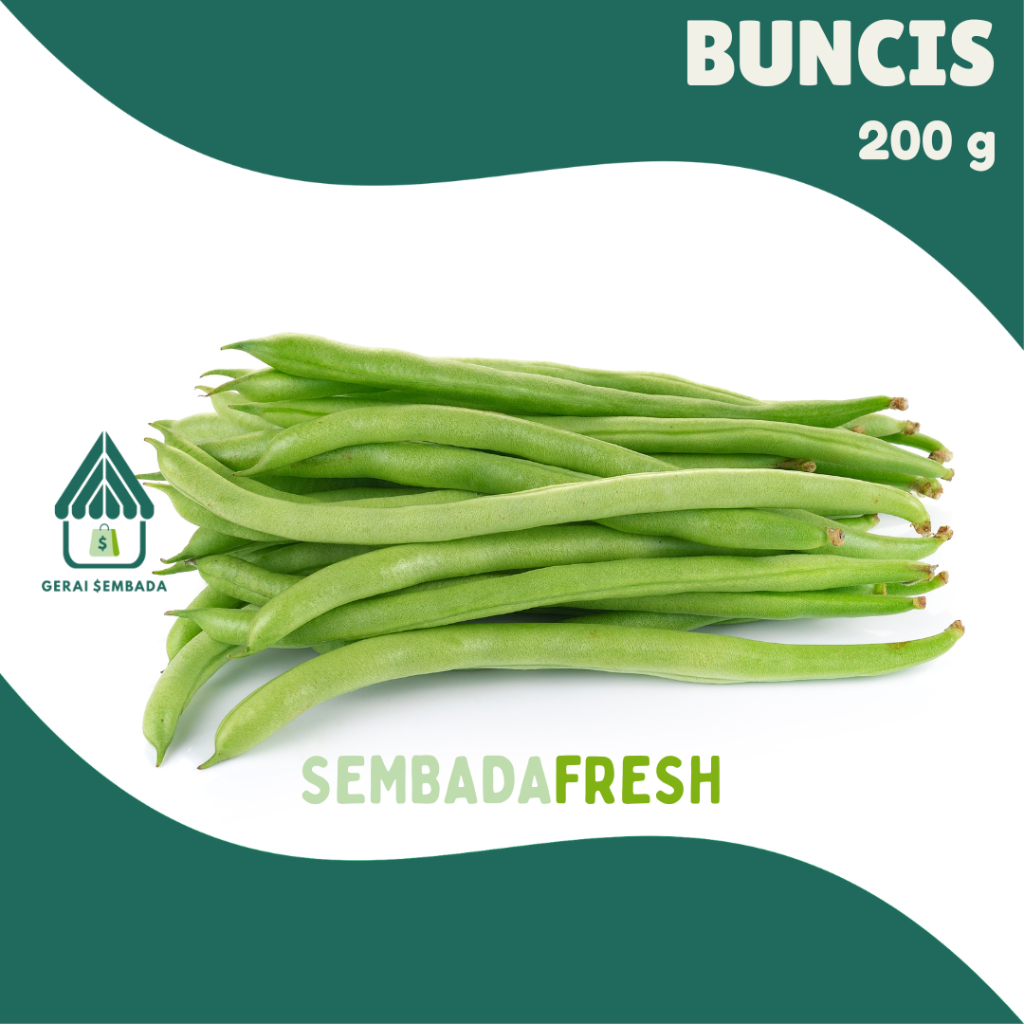 

Buncis 200 gram - SEMBADA FRESH [Pengiriman Instant]