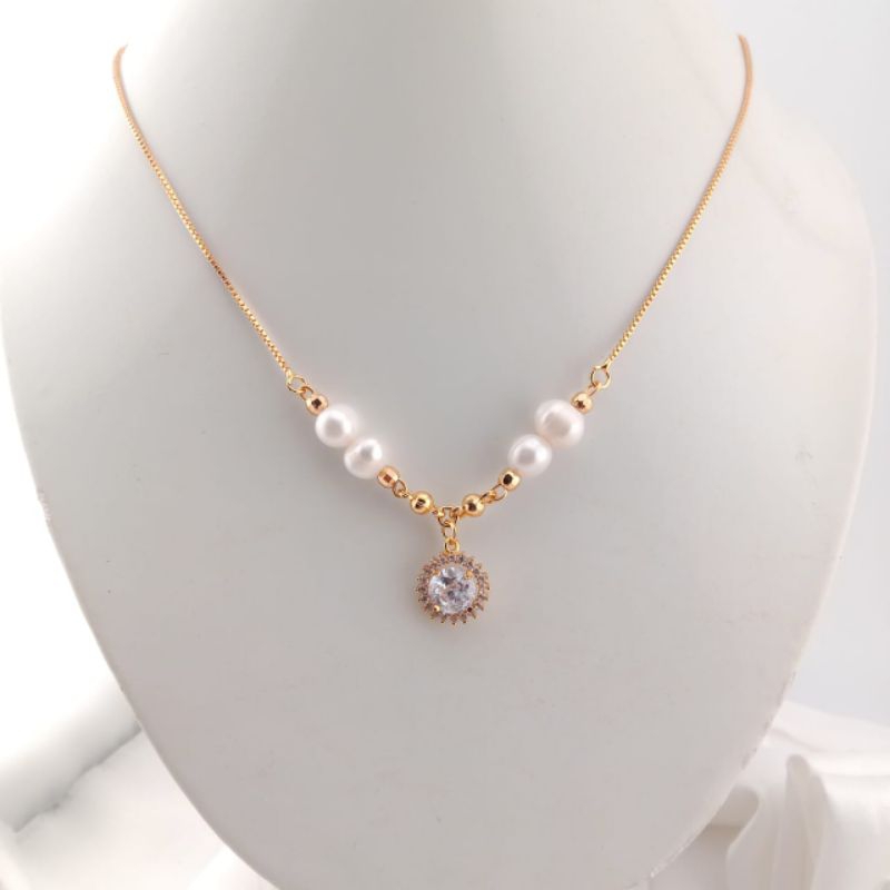 Kalung + Liontin Mutiara Lombok