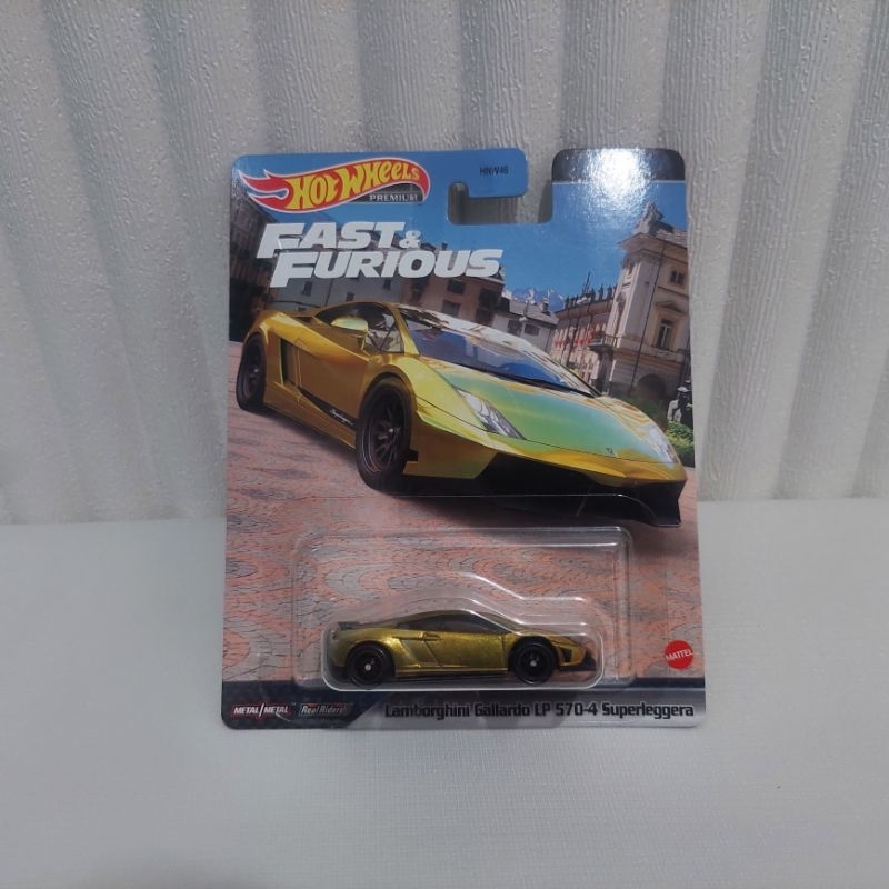 Hot Wheels Premium Fast Furious Lamborghini Gallardo LP 570-4 Superleggera Gold
