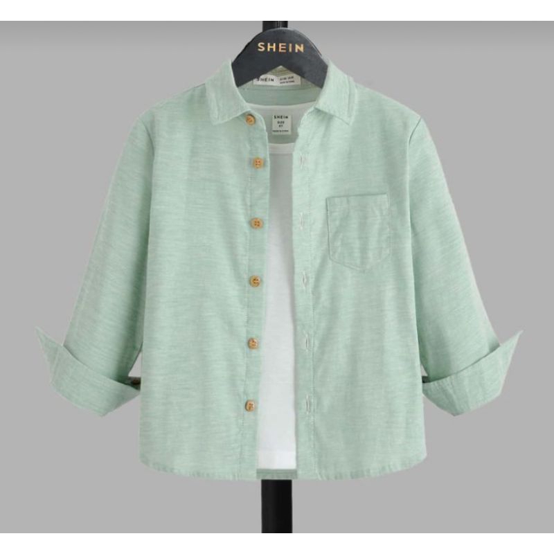 Charibia kemeja anak laki laki bahan adem katun