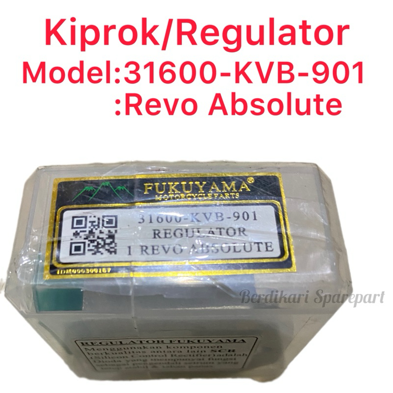 Kiprok/Regulator Model 31600-KVB-901 Revo Absolute