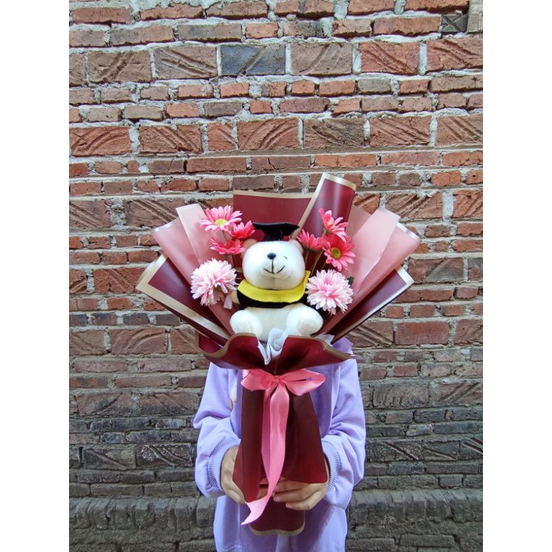 

bouqet boneka wisuda