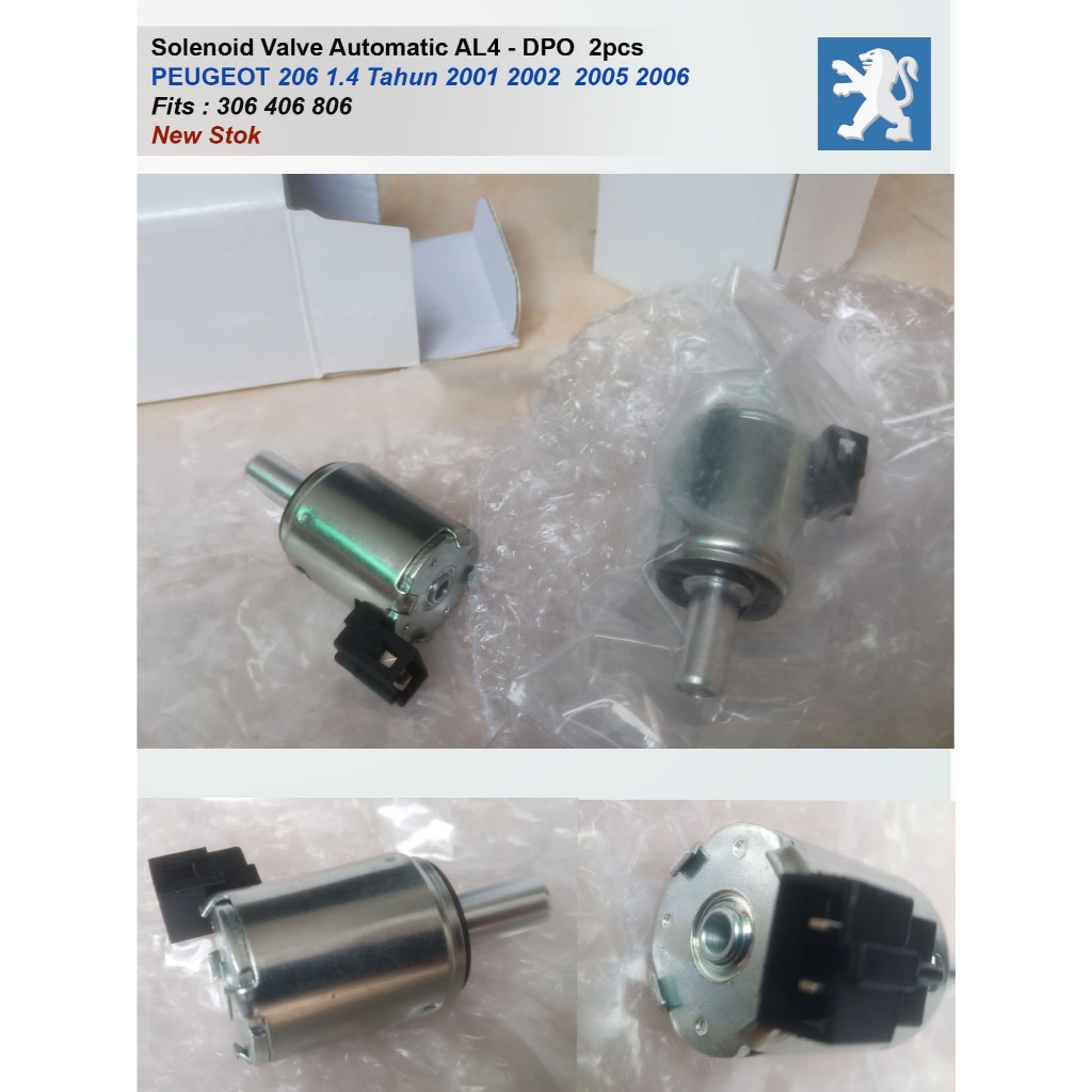 Solenoid Valve Automatic AL4 - DPO Peugeot 206 306 406 sepasang 2pcs