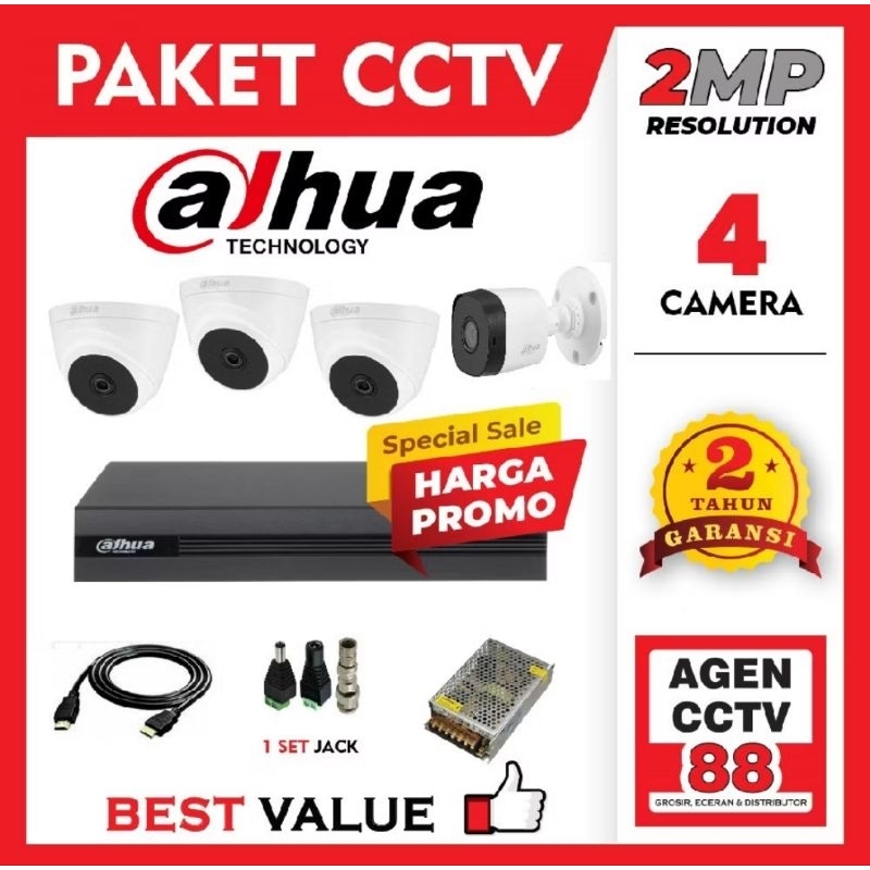 Cctv Dahua 4 Kamera