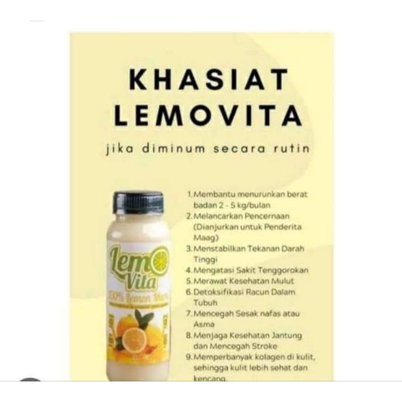 

LEMOVITA 100%LEMON MURNI