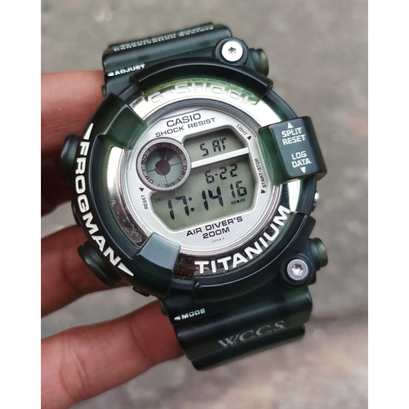 G-Shock Frogman DW8210WCCS second jam saja fungsi normal IDR 2,400.000,-