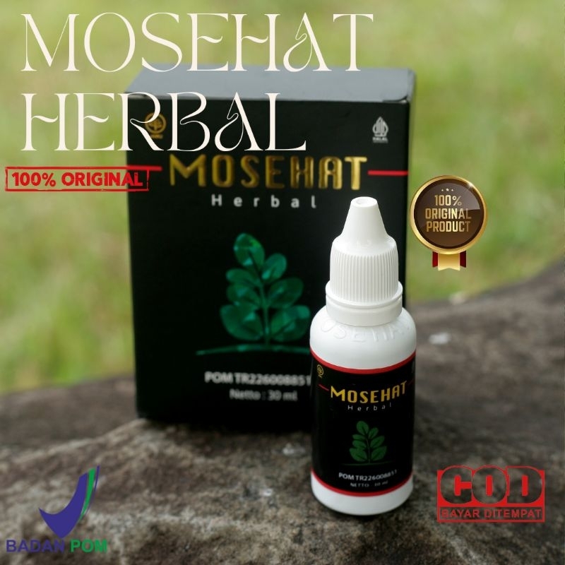 Obat Herbal Mosehat - Jamu Tetes Alami BPOM, Bisa COD
