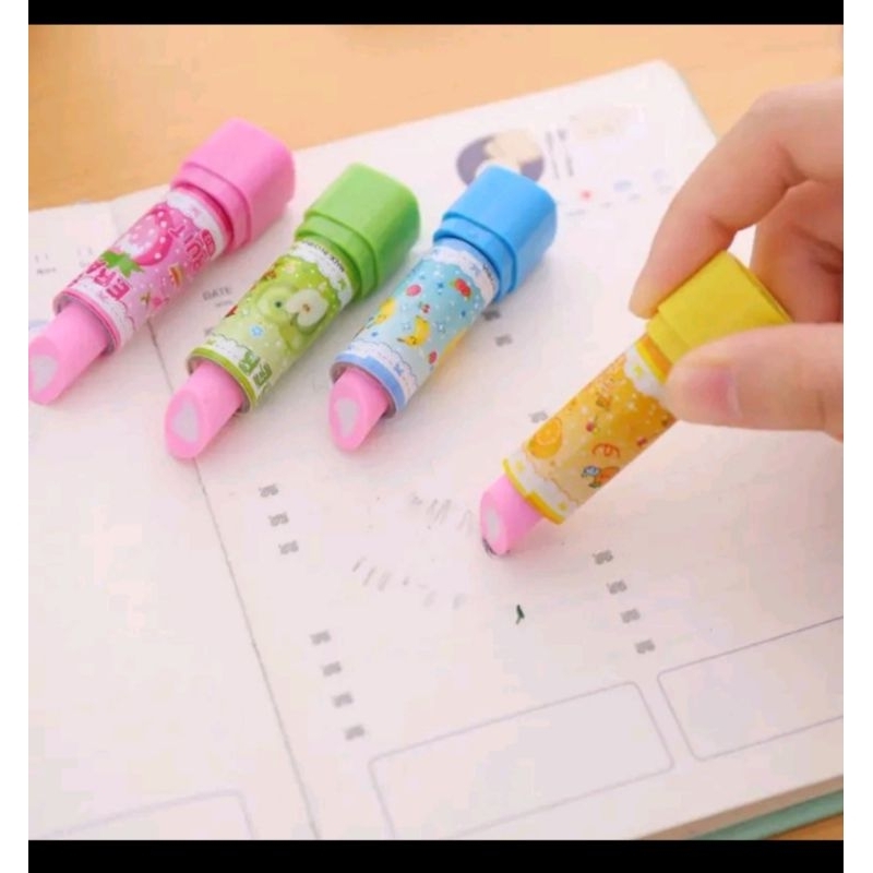 

Penghapus pensil bentuk lipstik karakter