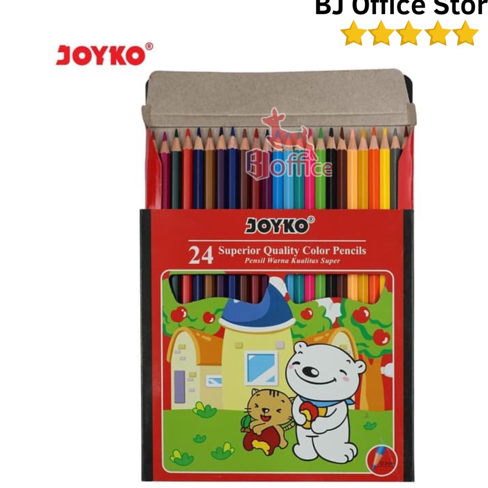 

Pensil Warna Joyko CP24PB Pensil Warna 24 Warna e QN4