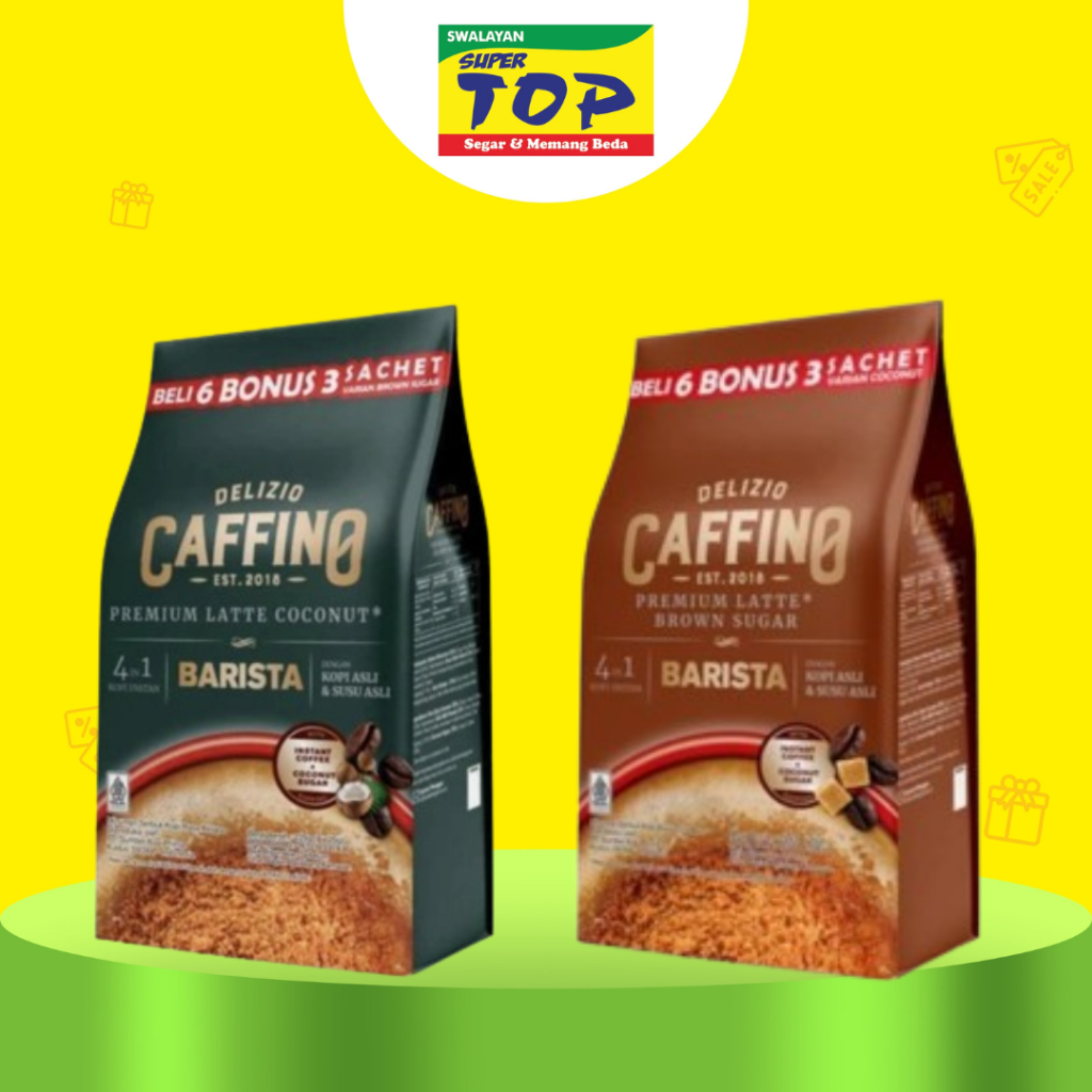 ~TOP~CAFFINO COFFEE + COCONUT SUGAR/COCONUT  25GR