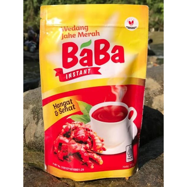 

SERBUK JAHE MERAH BaBa INSTAN ORIGINAL 250 GR || KEMASAN LAMA || BISA COD || Herbal Sehat