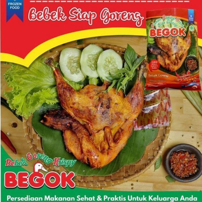 

BEGOK / Bebek Goreng -Bebek Bakar 500gram- Free Bubblewarp