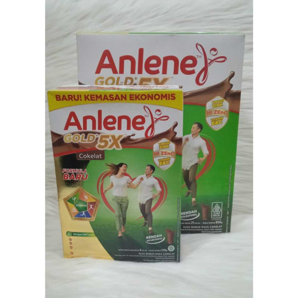 

Anlene Gold 5X Coklat Rendah Kolestrol