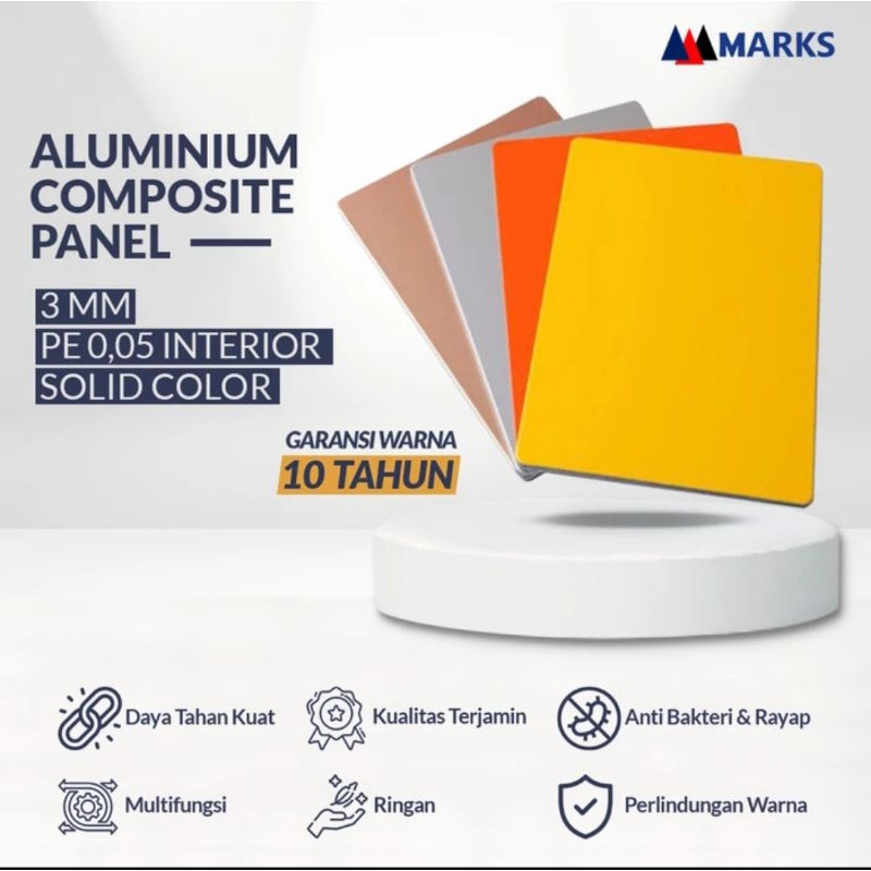 Marks ACP 3 mm PE 0.05 Interior Solid