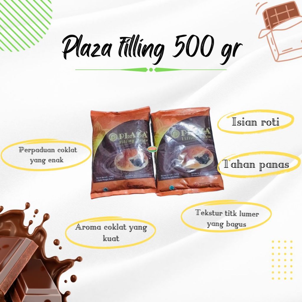 

PLAZA FILLING COKLAT 500 GR
