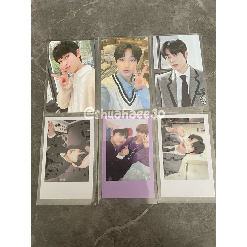 PHOTOCARD SUNOO SG 2021, EN-CONNECT, GGU GGU PACKAGE & POLAROID