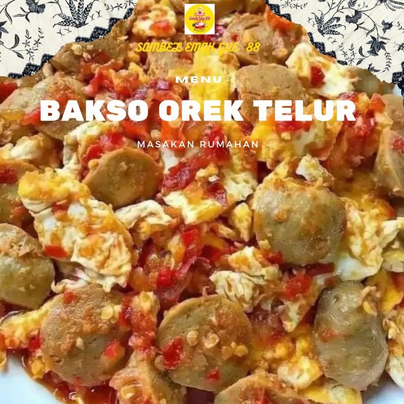

BAKSO OREK TELUR/PORSI 300ML
