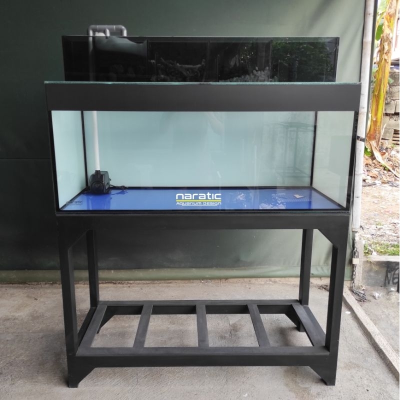 Aquarium fullset 120x50x50 8mm rak holo 4x6 galvanis