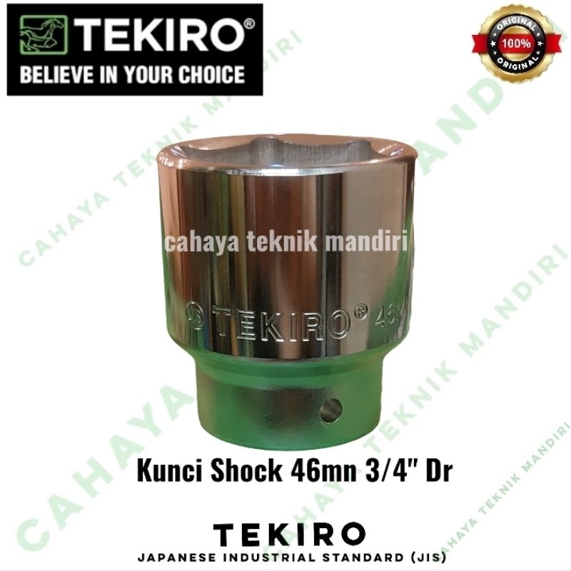 TEKIRO mata kunci shock sok 46 mm 3/4" Dr