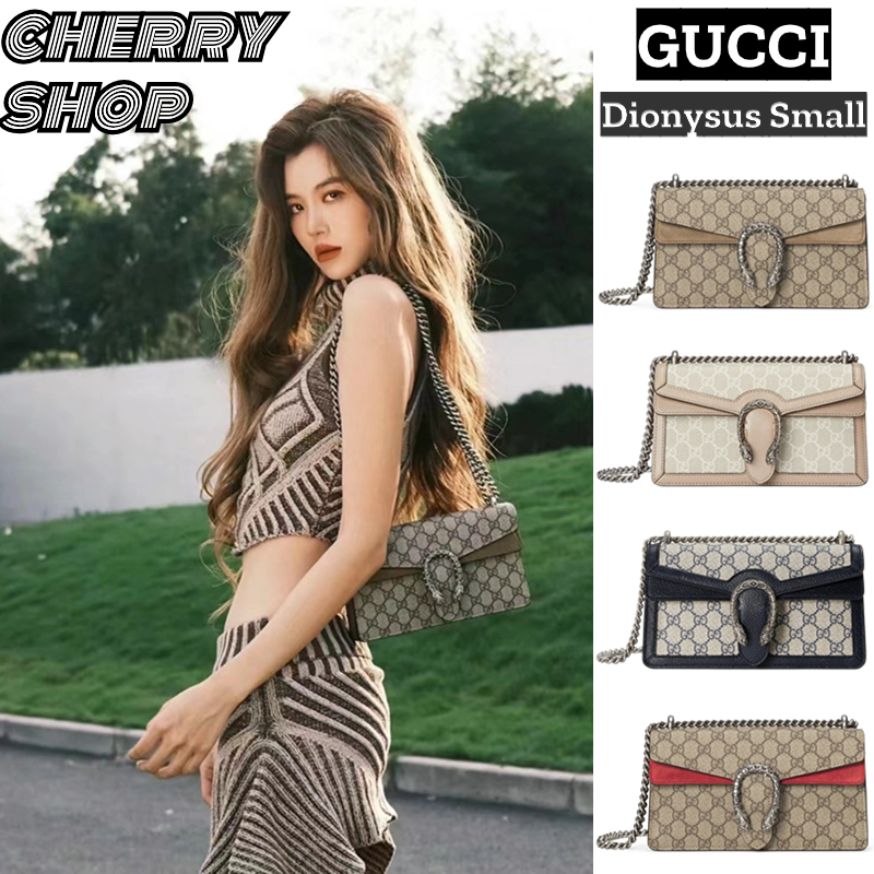 ✨100% authentic Gucci  Dionysus GG small shoulder bag/tas bahu kecil wanita/tas perempuan