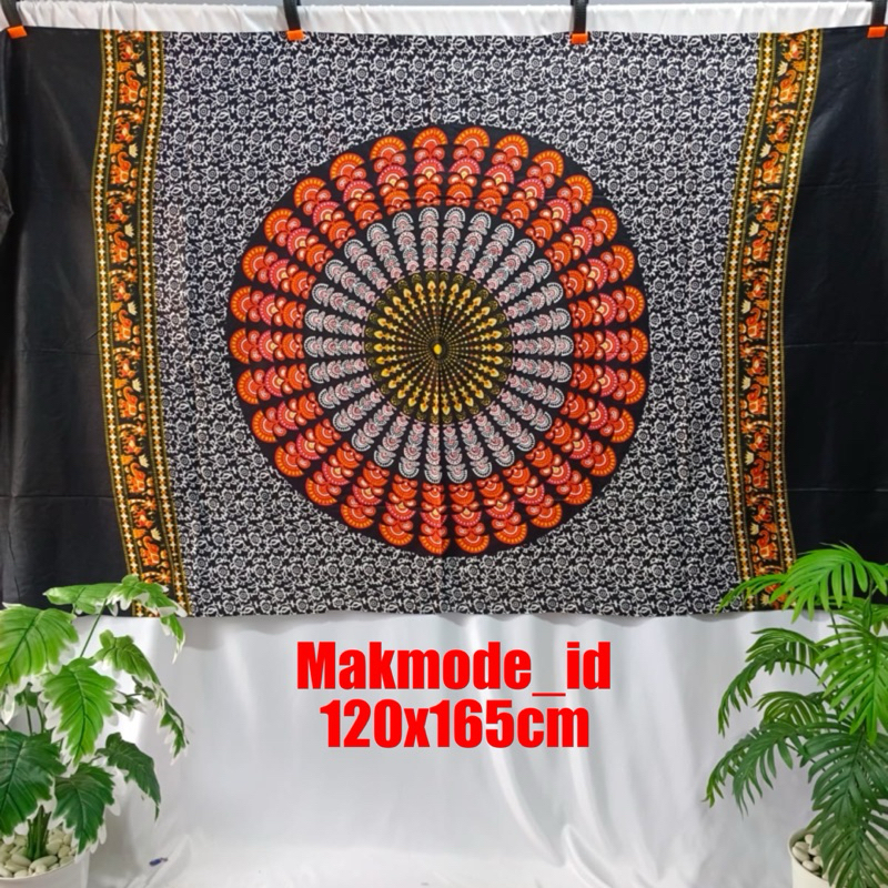 kain bali motif mandala jumbo tanpa rumbai