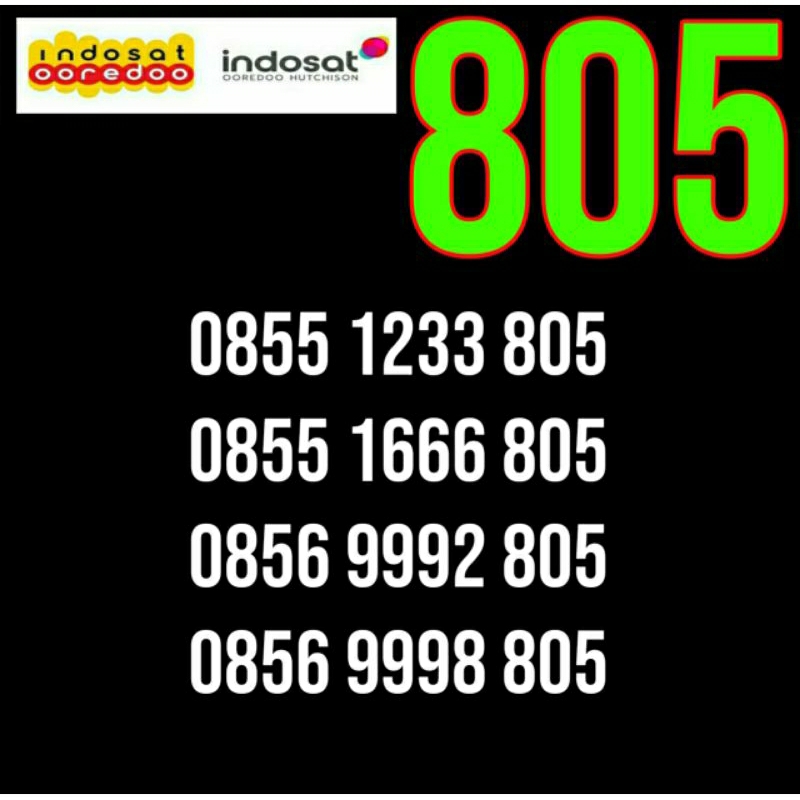 Nomor cantik Indosat IM3 Ooredoo panca