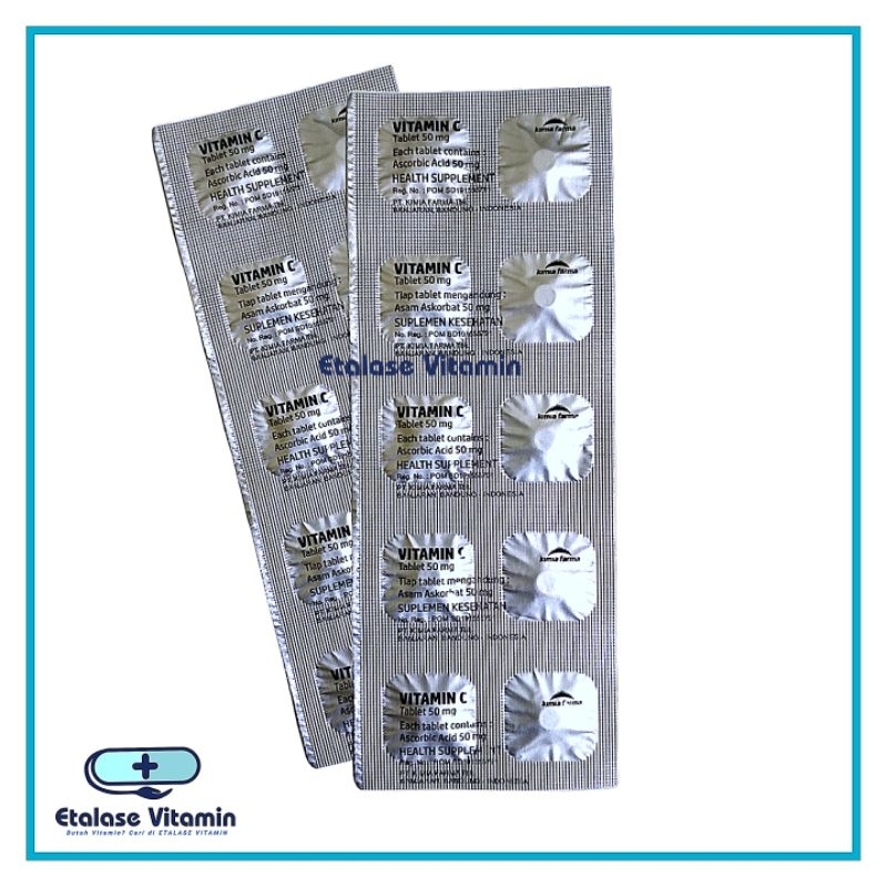 Vitamin C 50 mg Kimia Farma Suplemen Kesehatan